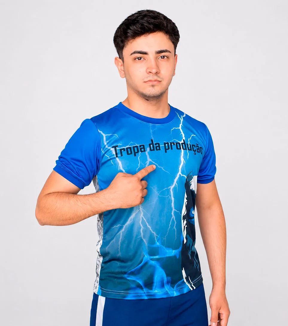 Camiseta dry-fit agro produção bordado
